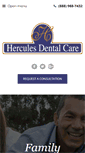 Mobile Screenshot of herculesdentalcare.com